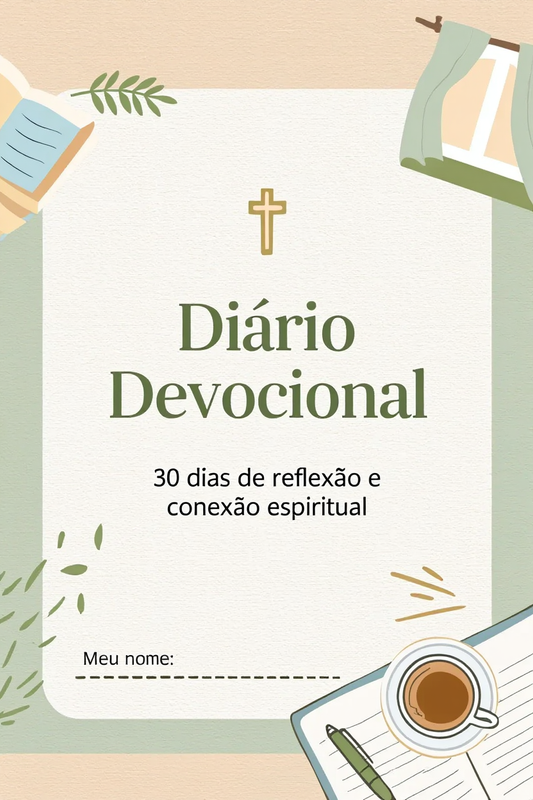 Diário Devocional para Imprimir